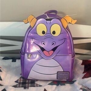 Loungefly Purple and Yellow Dragon Backpack